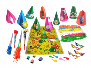 Bolsas de Cotillón Metalizado Clásico - Bolsa Oro, Caja Completa