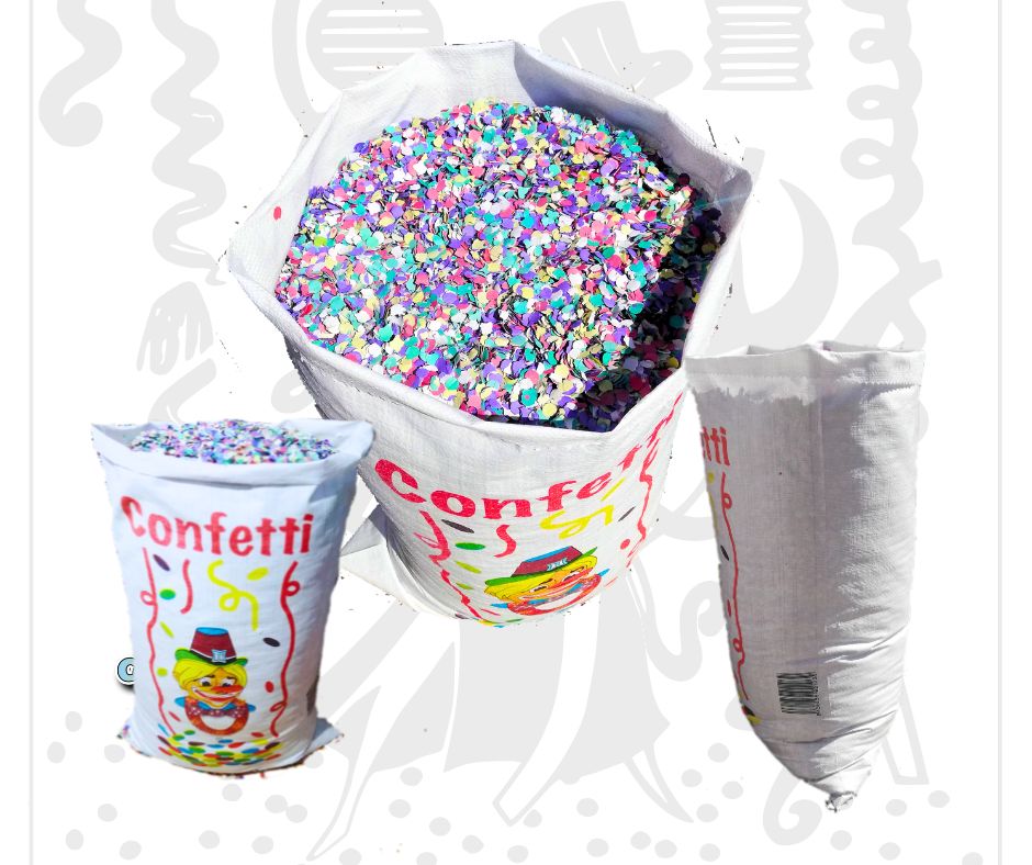 Saco Confeti 10 Kg: ¡Fiesta épica! Ecológico