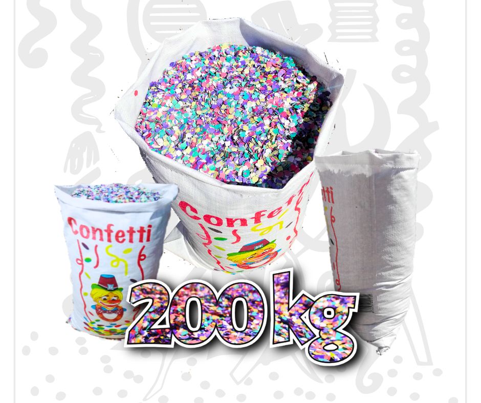 Confeti 200 Kilos | ¡Mega Eventos! Carnaval, Cabalgatas