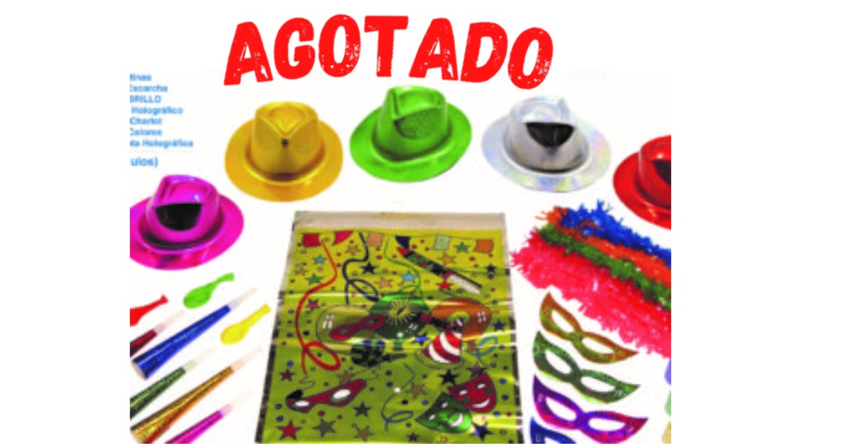 Bolsa Cotillón Gánster Holografico