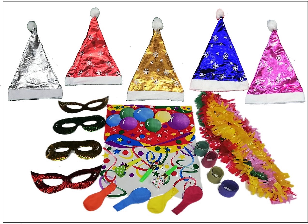 Bolsas de Cotillón Papá Noel Metalizado