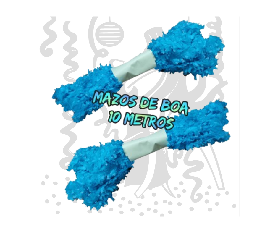 Mazo Boa Papel Seda 10 Metros- Adornos Fiestas- Elcollarhawaiano