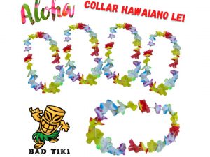 el collar hawaiano Fabricando Artículos de Fiesta, Confeti y Serpentinas desde 1955.