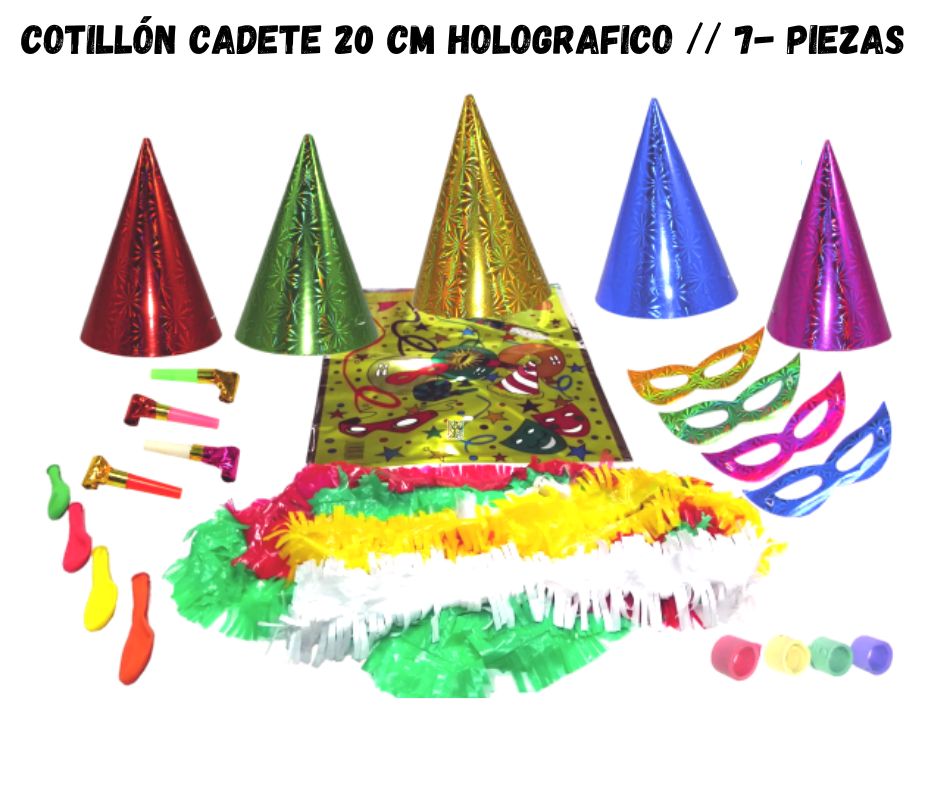 Bolsa de Cotillón Cadete N1 Oro Ech S. A