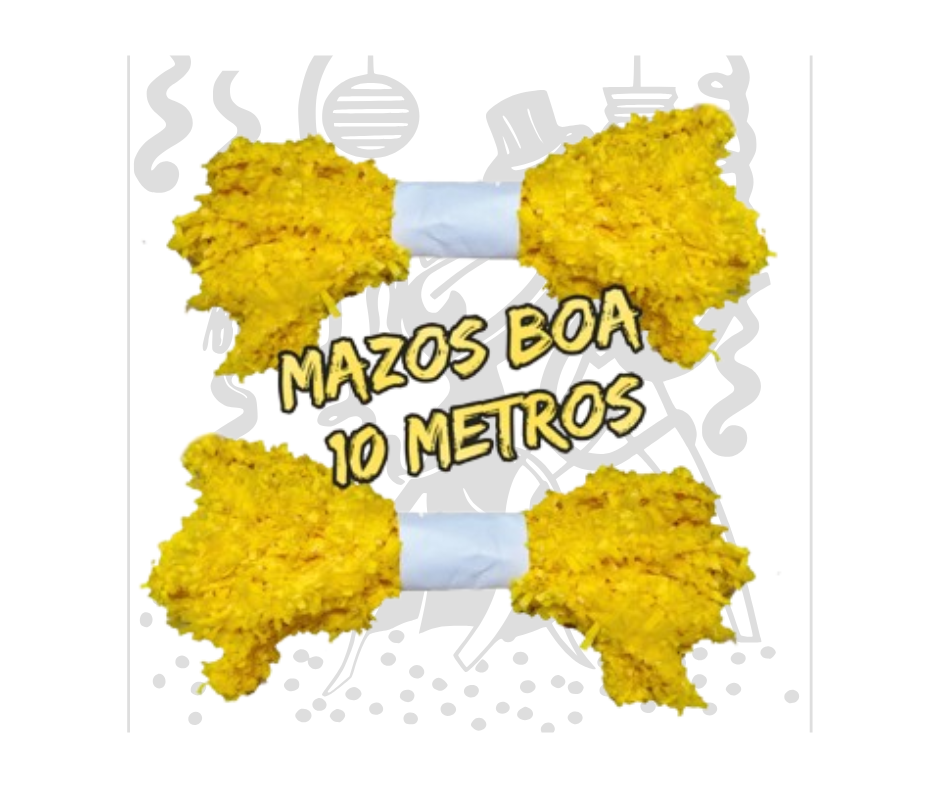 Mazo Boa Papel Seda 10 Metros- Adornos Fiestas- Elcollarhawaiano