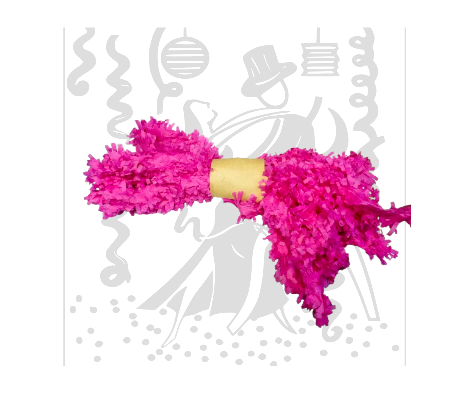 Mazo Boa Papel Seda Fuxia 10 Metros- Adornos Fiestas- Elcollarhawaiano S.a